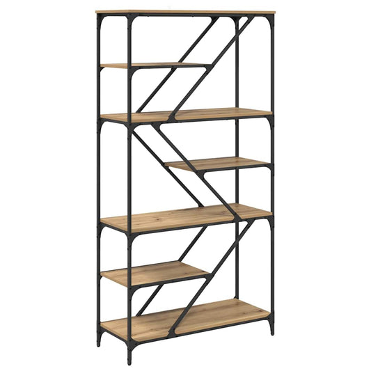 Bücherregal Artisan-Eiche 91 x 36 x 176 cm Holzwerkstoff