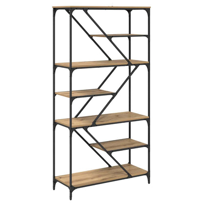 Bücherregal Artisan-Eiche 91 x 36 x 176 cm Holzwerkstoff