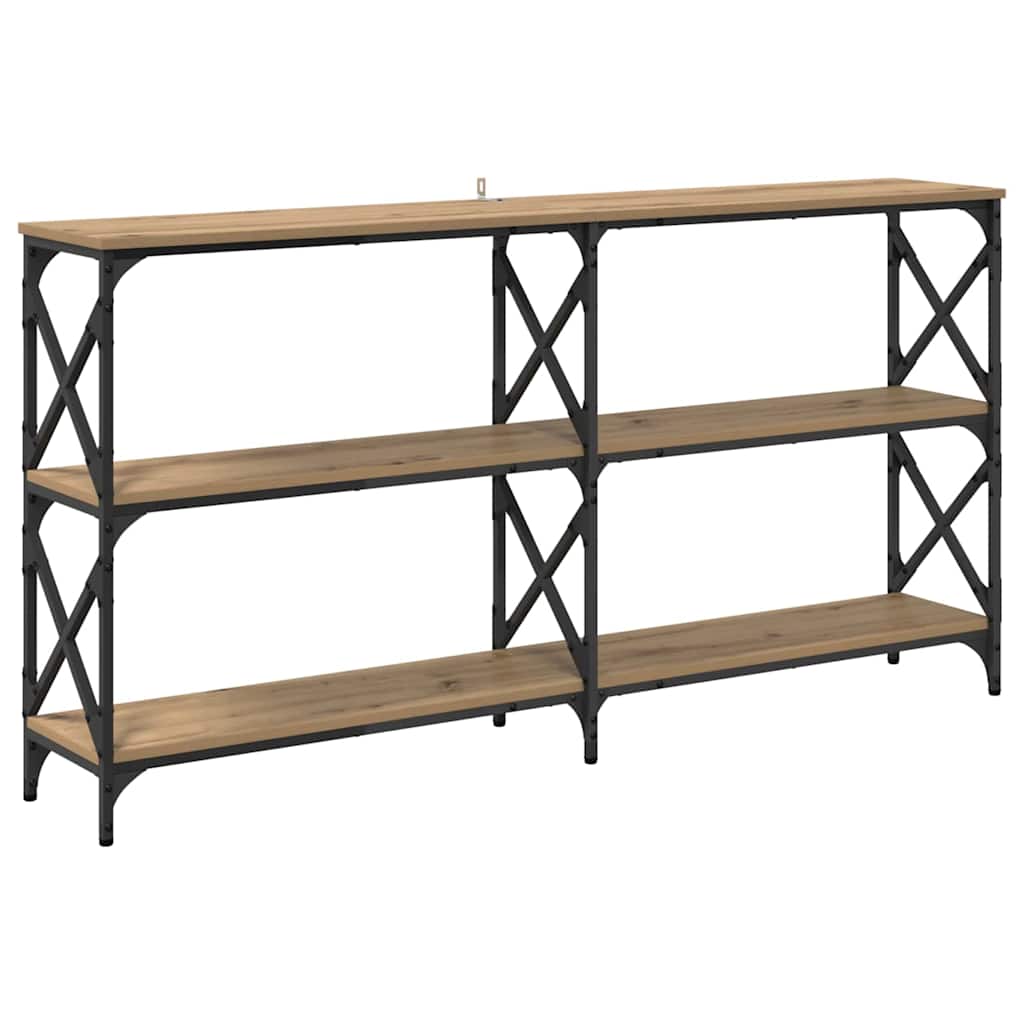 Konsolentisch Artisan-Eiche 156 x 28 x 80,5 cm Holzwerkstoff