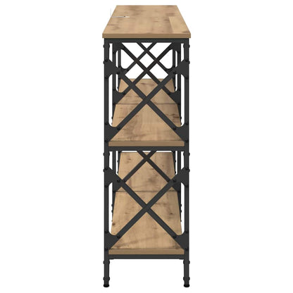 Konsolentisch Artisan-Eiche 156 x 28 x 80,5 cm Holzwerkstoff