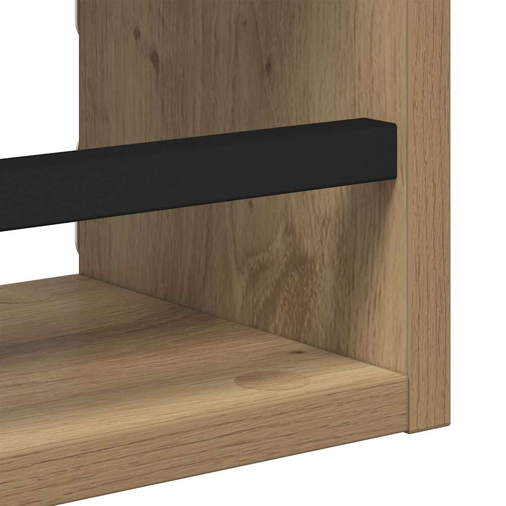 Wandregal-Set 3 pcs Artisan-Eiche 40x16x14cm Holzwerkstoff