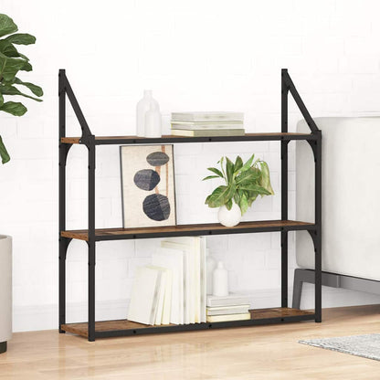 Wandregal mit Regal Altholz 80 x 21 x 78,5 cm Holzwerkstoff