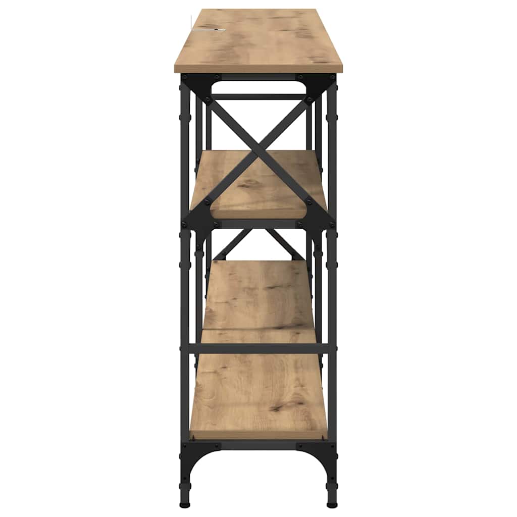 Konsolentisch Artisan-Eiche 150 x 29 x 76,5 cm Holzwerkstoff