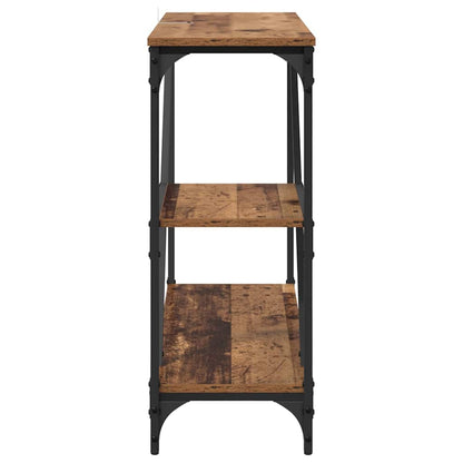 Konsolentisch Altholz 88,5 x 30 x 75 cm Holzwerkstoff