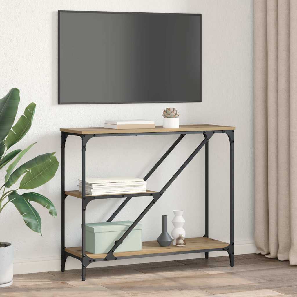 Konsolentisch Artisan-Eiche 88,5 x 30 x 75 cm Holzwerkstoff