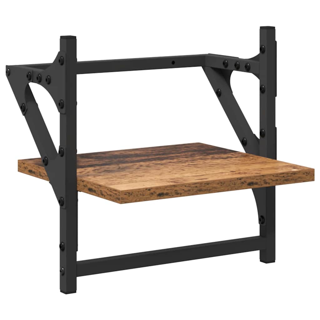 Wandregal-Set 6 pcs Altholz 100 x 25 x 30 cm Holzwerkstoff