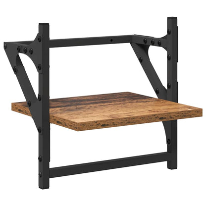 Wandregal-Set 6 pcs Altholz 100 x 25 x 30 cm Holzwerkstoff