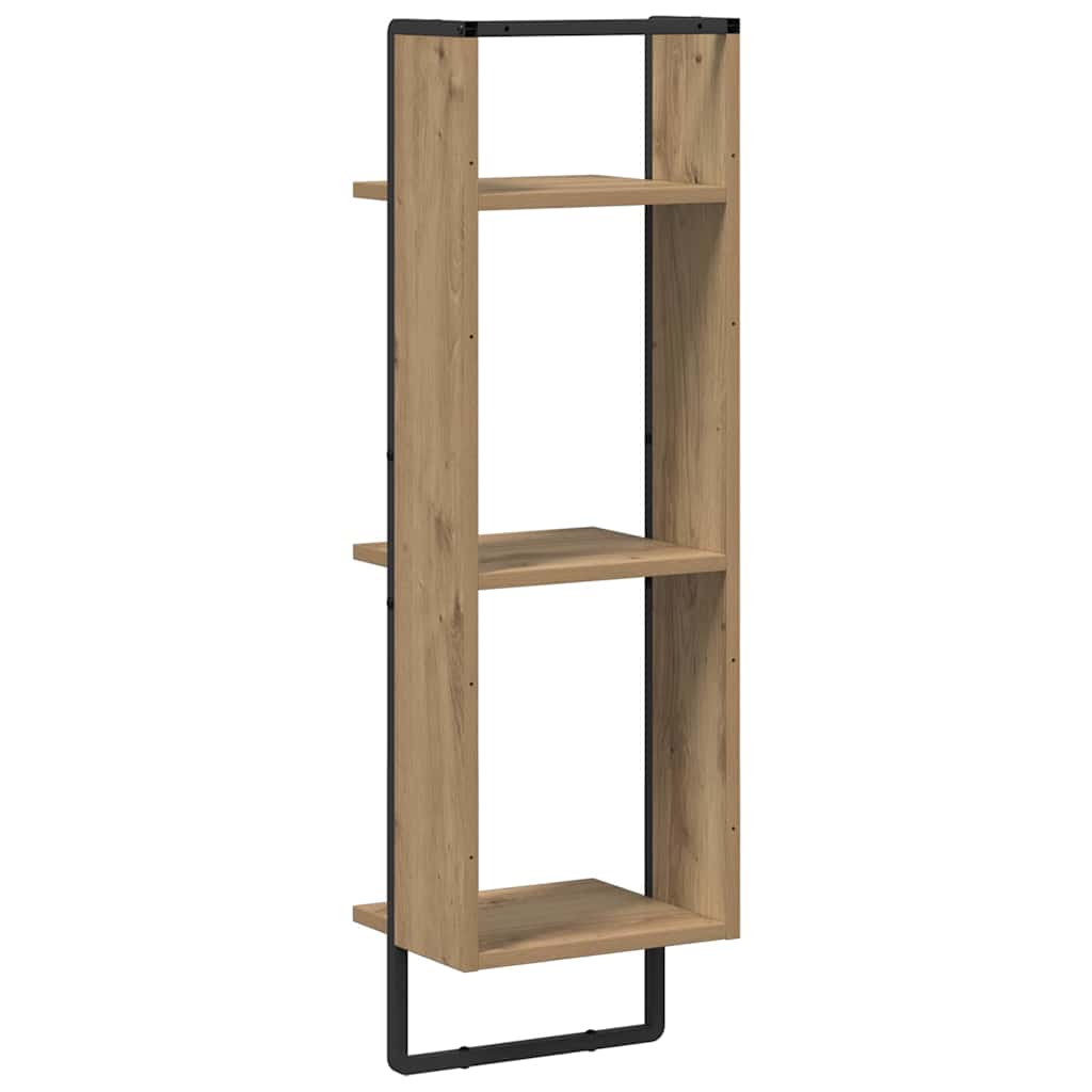 Wandregal Artisan-Eiche 30 x 25 x 100 cm Holzwerkstoff