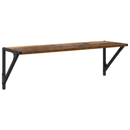 Wandregale 2 pcs Altholz 80 x 25 x 25,5 cm Holzwerkstoff