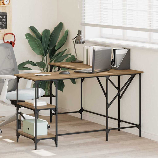 Schreibtisch Artisan-Eiche 139 x 139 x 75 cm Holzwerkstoff