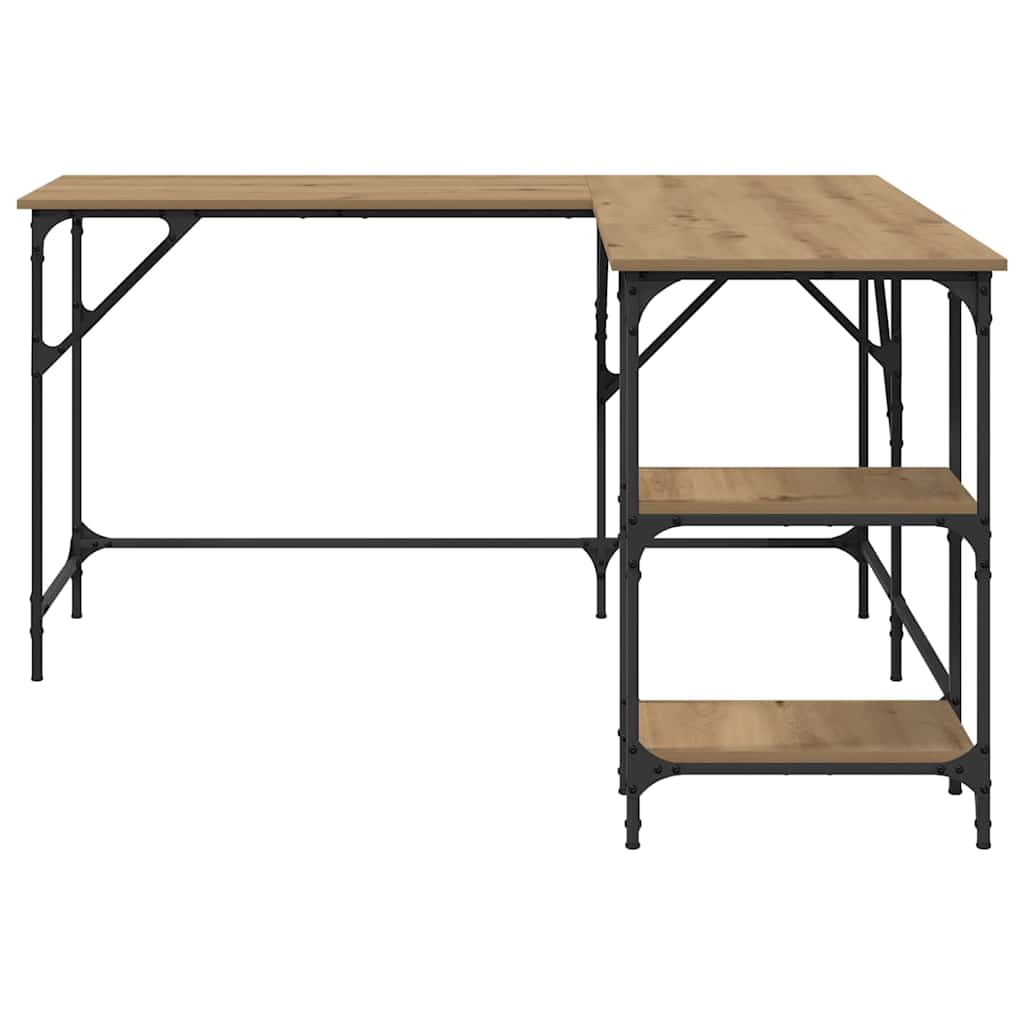 Schreibtisch Artisan-Eiche 139 x 139 x 75 cm Holzwerkstoff