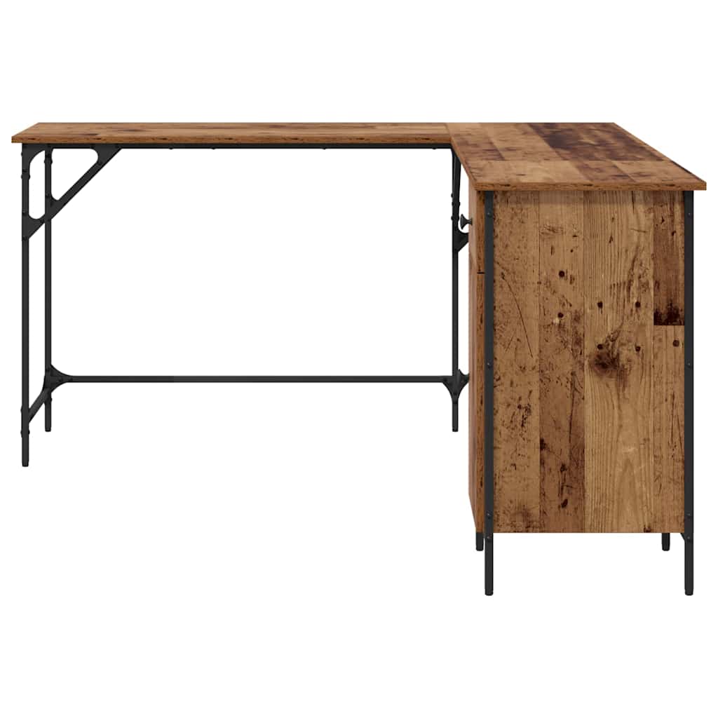 Schreibtisch Altholz 141 x 141 x 75 cm Holzwerkstoff