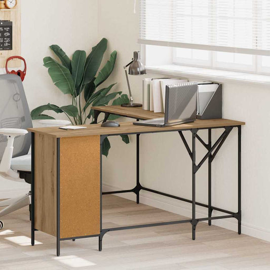 Schreibtisch Artisan-Eiche 141 x 141 x 75 cm Holzwerkstoff