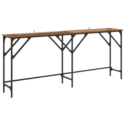 Konsolentisch Altholz 180 x 30 x 75 cm Holzwerkstoff