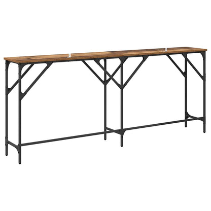 Konsolentisch Altholz 180 x 30 x 75 cm Holzwerkstoff