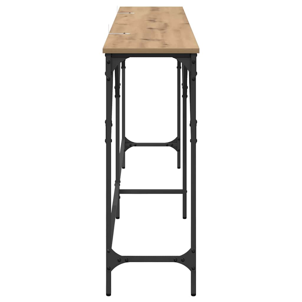 Konsolentisch Artisan-Eiche 180 x 30 x 75 cm Holzwerkstoff