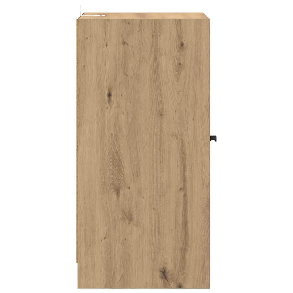 Sideboard Artisan-Eiche 35 x 37 x 76 cm Holzwerkstoff