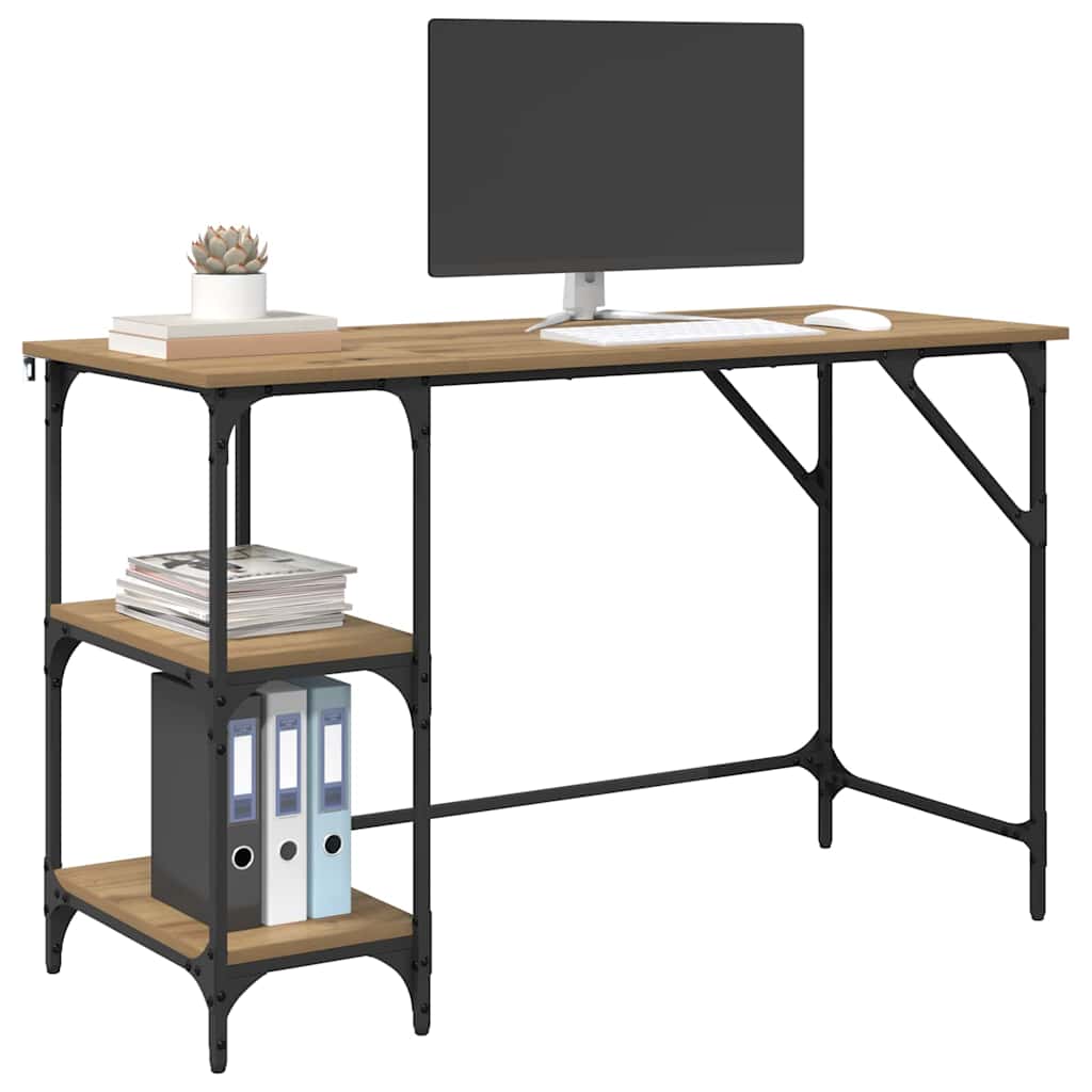 Schreibtisch Artisan-Eiche 120 x 50 x 75 cm Holzwerkstoff