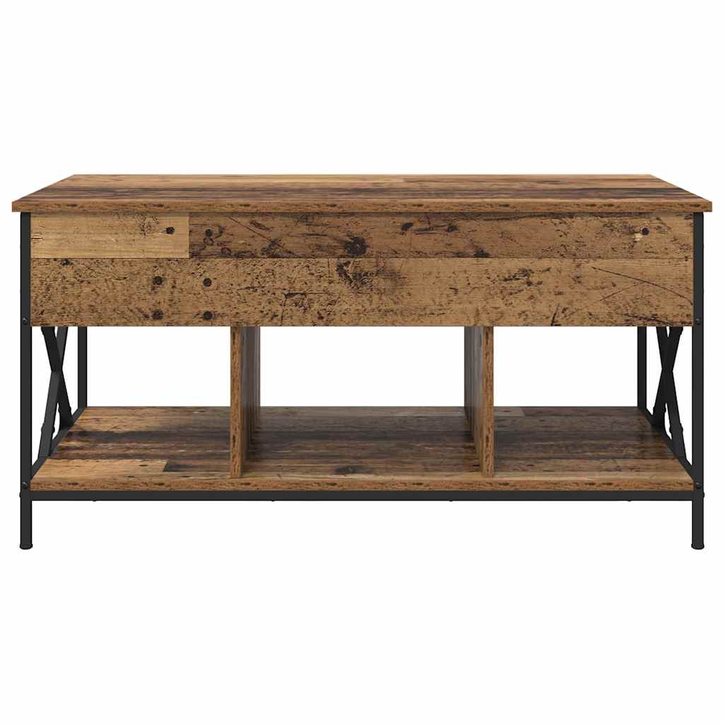 Couchtisch Altholz 100 x 55 x 48,5 cm Holzwerkstoff