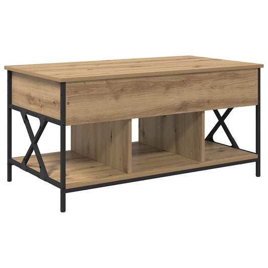 Couchtisch Artisan-Eiche 100 x 55 x 48,5 cm Holzwerkstoff