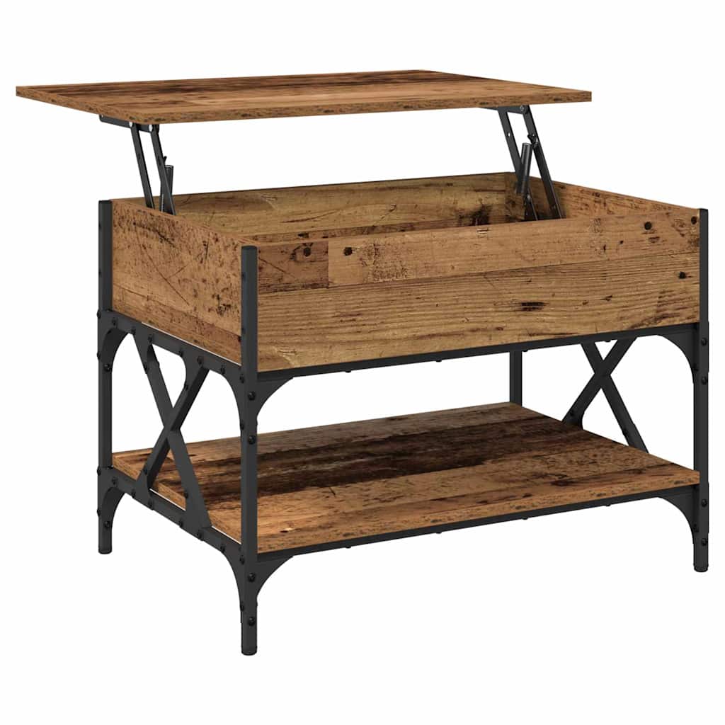 Couchtisch Altholz 70x50x50cm Holzwerkstoff