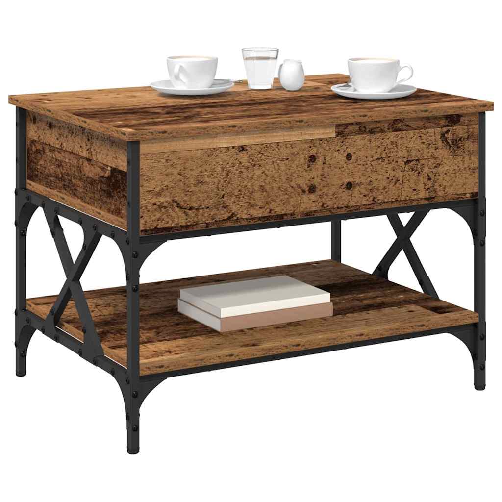 Couchtisch Altholz 70x50x50cm Holzwerkstoff