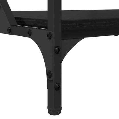 Couchtisch Schwarz Eichen-Optik 70x50x50cm Holzwerkstoff