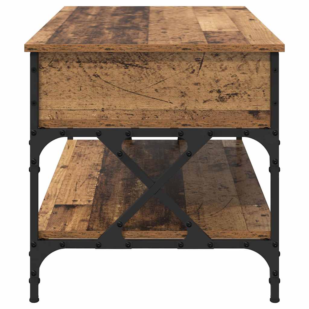 Couchtisch Altholz 100 x 50 x 50 cm Holzwerkstoff