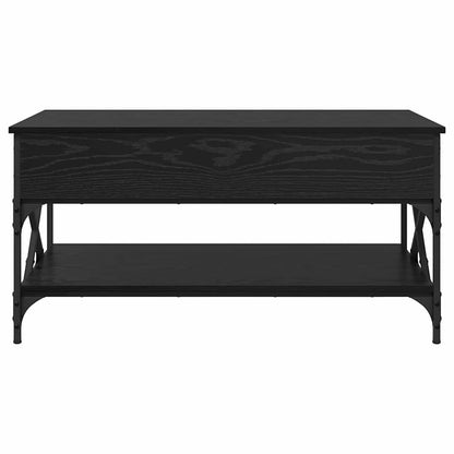 Couchtisch Schwarz Eichen-Optik 100 x 50 x 50 cm Holzwerkstoff