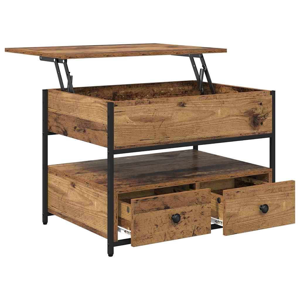 Couchtisch Altholz 70 x 50 x 54,5 cm Holzwerkstoff