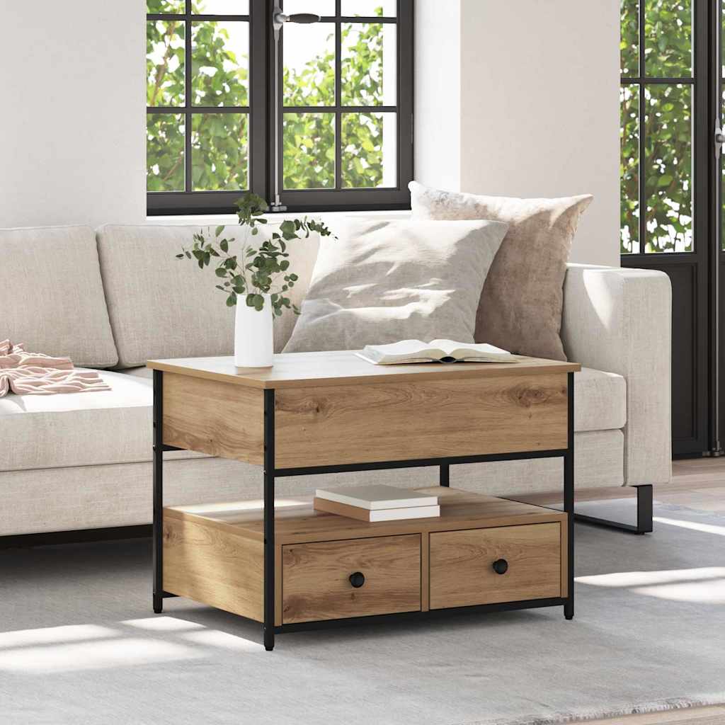 Couchtisch Artisan-Eiche 70 x 50 x 54,5 cm Holzwerkstoff