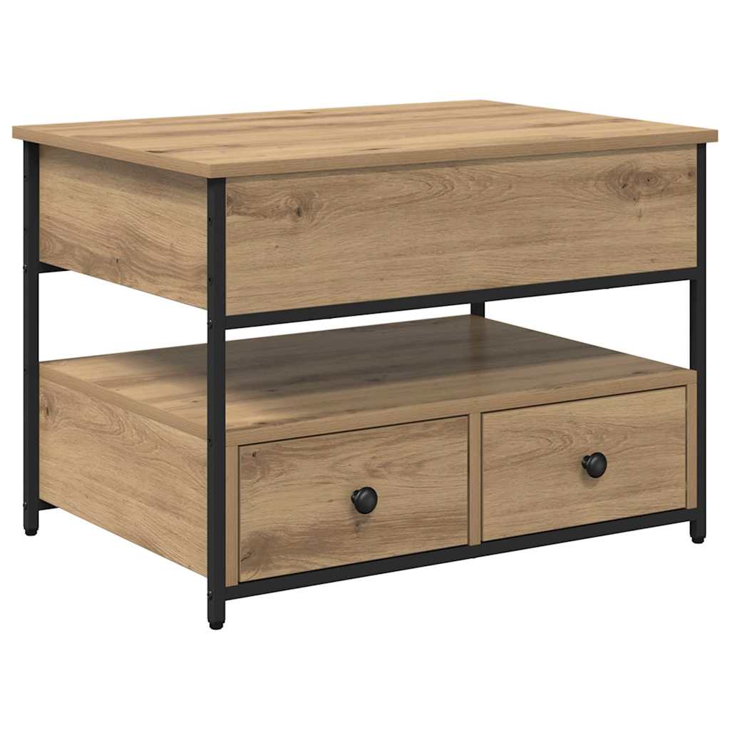 Couchtisch Artisan-Eiche 70 x 50 x 54,5 cm Holzwerkstoff