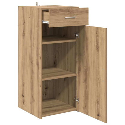 Sideboard Schwarz Eichen-Optik 42,5 x 40 x 93 cm Holzwerkstoff