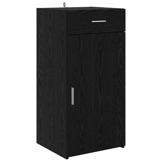 Sideboard Schwarz Eichen-Optik 42.5 x 40 x 93 cm Holzwerkstoff