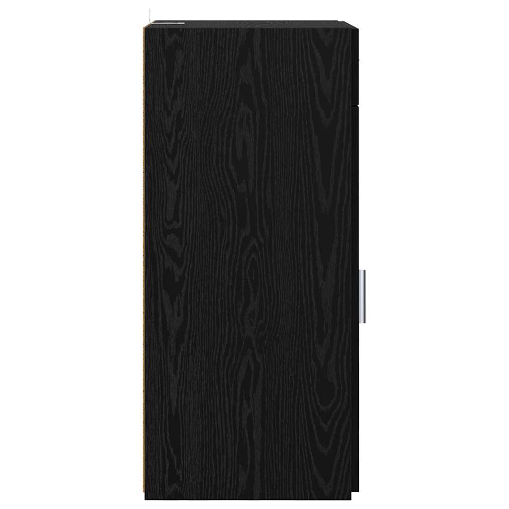 Sideboard Schwarz Eichen-Optik 42.5 x 40 x 93 cm Holzwerkstoff