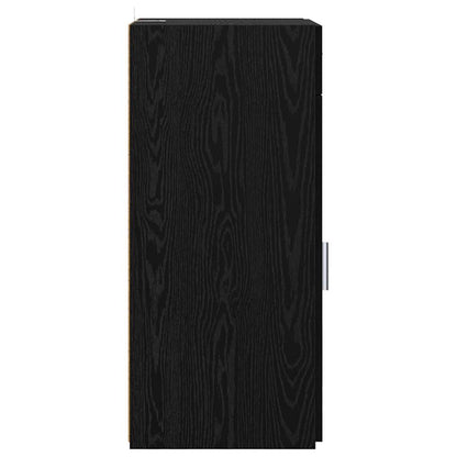 Sideboard Schwarz Eichen-Optik 42.5 x 40 x 93 cm Holzwerkstoff