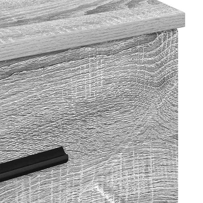 Nachttisch Grau Sonoma 38 x 38 x 66 cm Holzwerkstoff