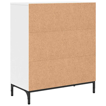 Sideboard Weiß 69,5 x 33 x 82 cm Holzwerkstoff
