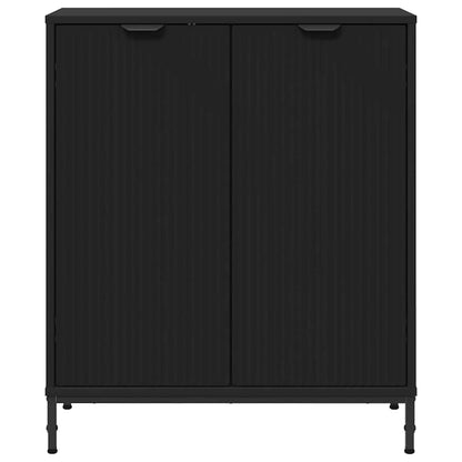 Sideboard Schwarz 69,5 x 33 x 82 cm Holzwerkstoff