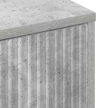 Sideboard Betongrau 69,5 x 33 x 82 cm Holzwerkstoff