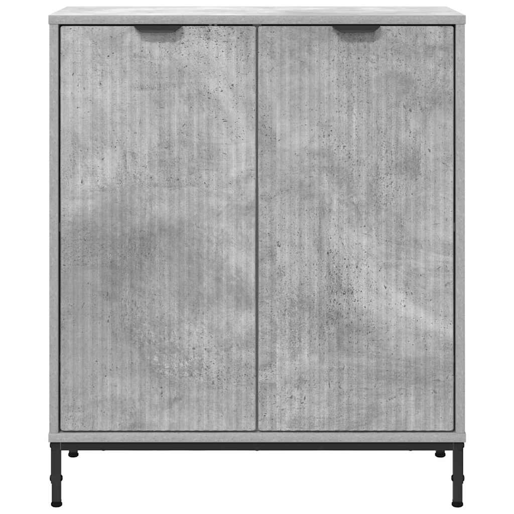 Sideboard Betongrau 69,5 x 33 x 82 cm Holzwerkstoff