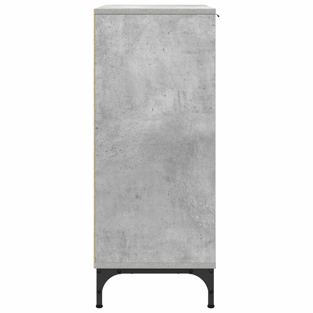Sideboard Betongrau 69,5 x 33 x 82 cm Holzwerkstoff