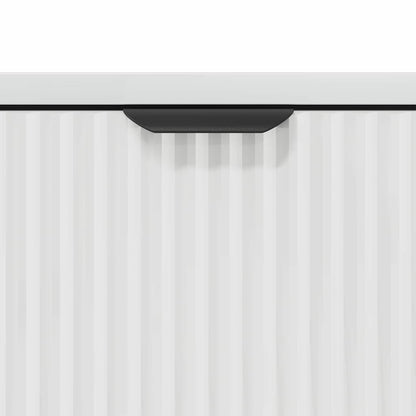 Sideboard Hochglanz-Weiß 69,5 x 33 x 82 cm Holzwerkstoff