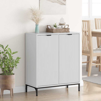 Sideboard Hochglanz-Weiß 69,5 x 33 x 82 cm Holzwerkstoff