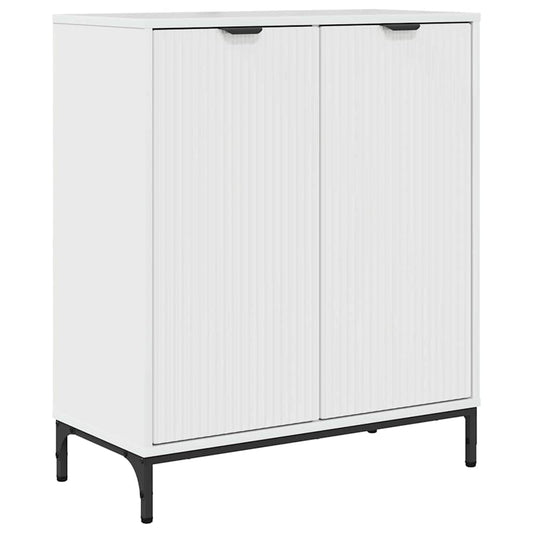Sideboard Hochglanz-Weiß 69,5 x 33 x 82 cm Holzwerkstoff