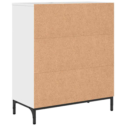 Sideboard Hochglanz-Weiß 69,5 x 33 x 82 cm Holzwerkstoff