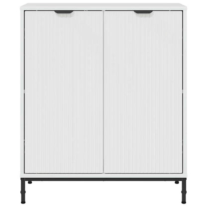 Sideboard Hochglanz-Weiß 69,5 x 33 x 82 cm Holzwerkstoff