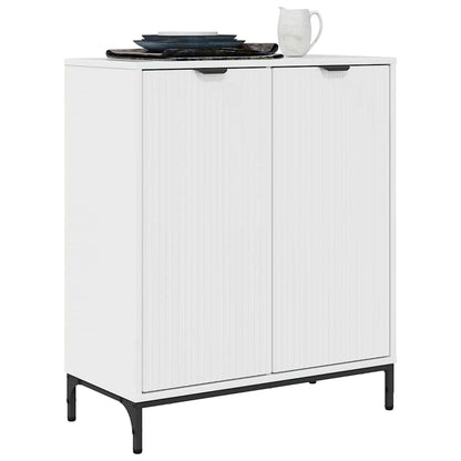 Sideboard Hochglanz-Weiß 69,5 x 33 x 82 cm Holzwerkstoff