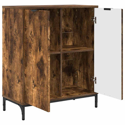 Sideboard Räuchereiche 69,5 x 33 x 82 cm Holzwerkstoff
