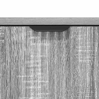 Sideboard Grau Sonoma 79,5 x 33 x 82 cm Holzwerkstoff